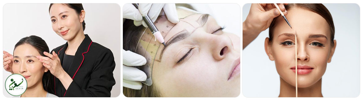 طراحی فرم ابرو قبل از کاشت ابرو طبیعی